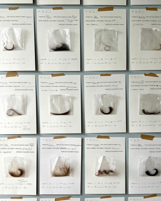 Wall of Hair: Imagining Future Uses by Sanne Visser