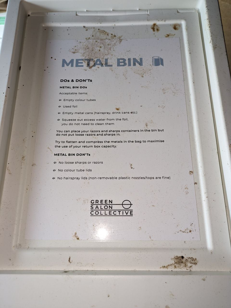 Extra Salon Recycling Bins (Discounted)