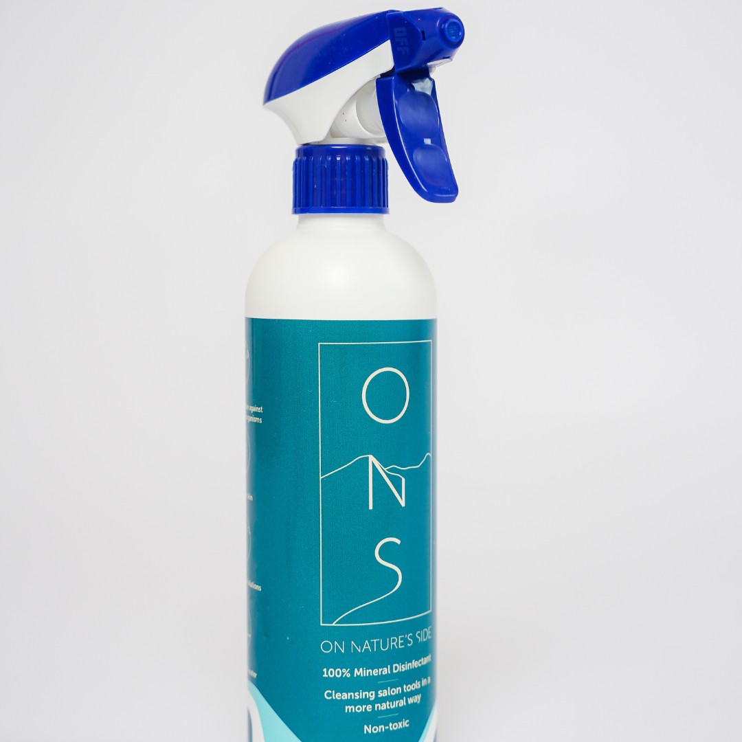 On Nature's Side: a non-toxic hair salon cleaning product