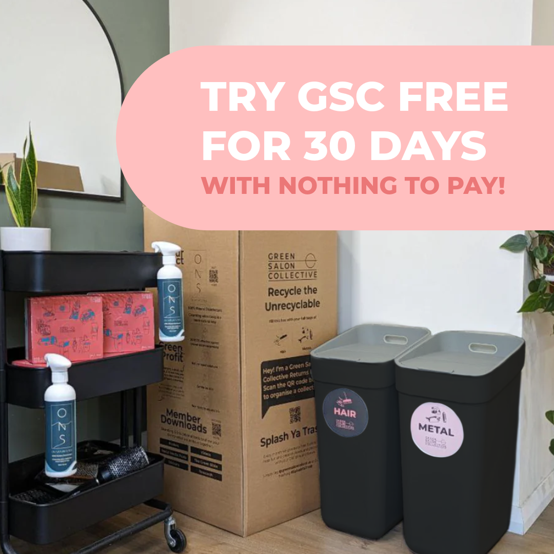 You can try hair and foil recycling FREE for 30 days