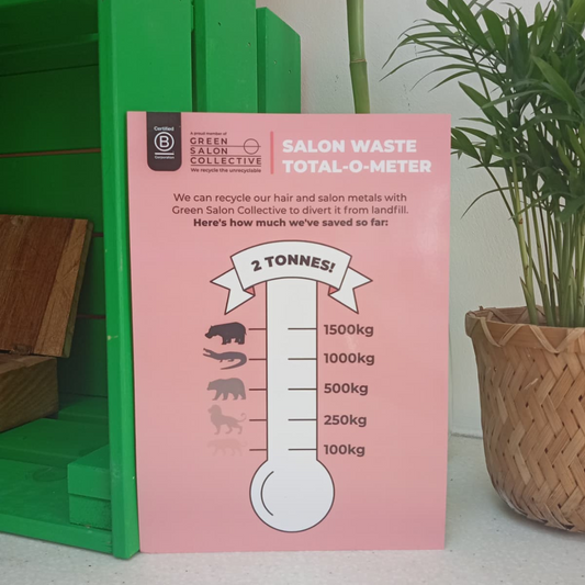 Salon Waste Totals-O-Meter Strut