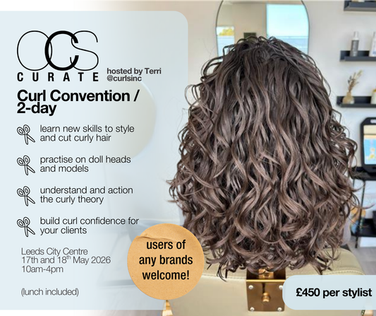 OCS Curate / The Curl Convention / 2 Days / Leeds /17-18th May 2026 / £450