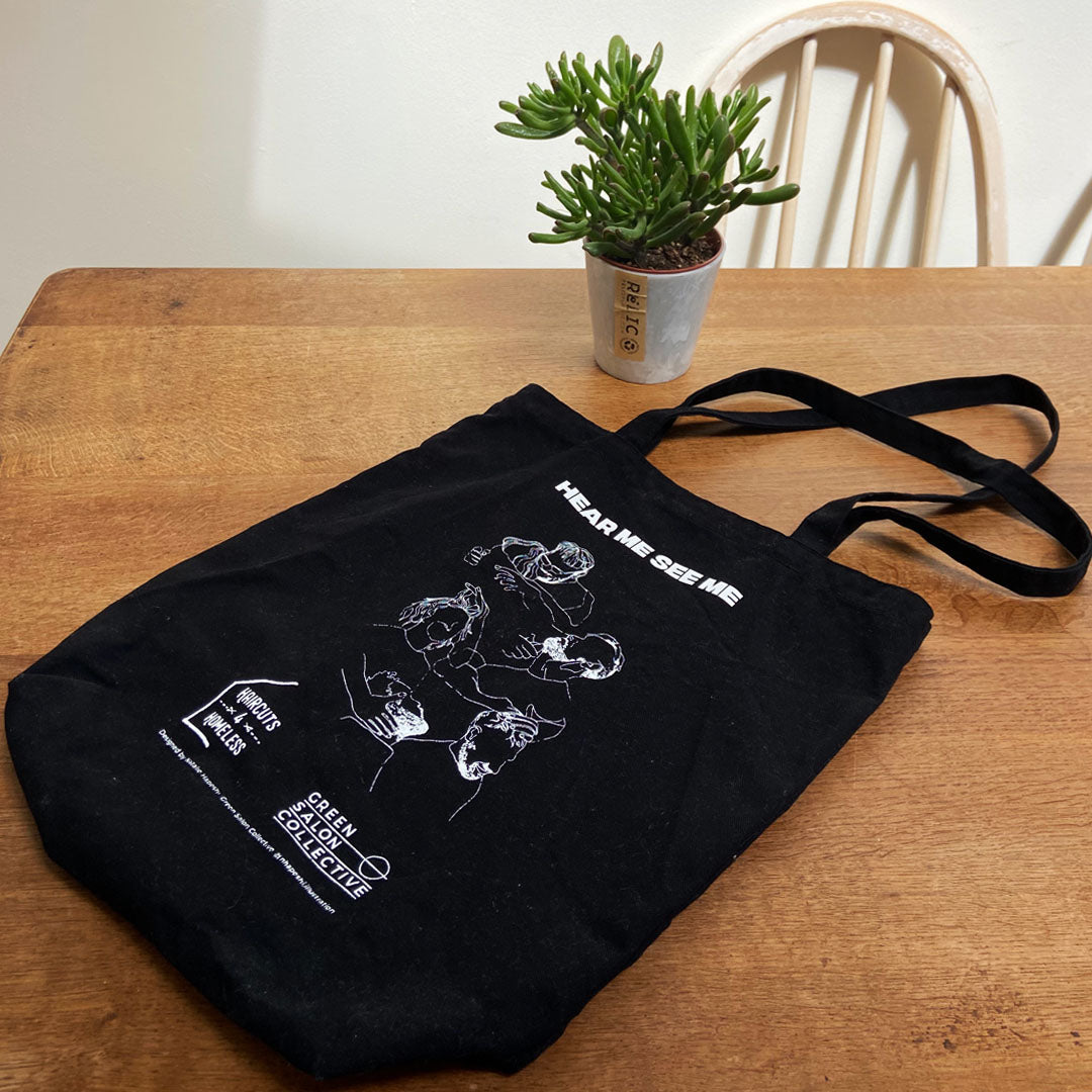 Haircuts 4 Homeless - Hear Me See Me Book and Tote Bag