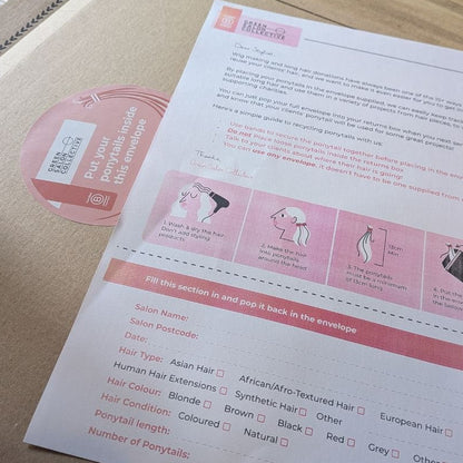Ponytail Recycling Envelope